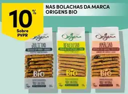 Continente Nas bolachas da marca origens bio promoção