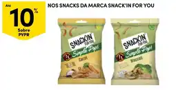 Continente Nos snacks da marca snack'in for you promoção