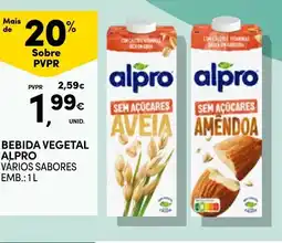 Continente Bebida vegetal alpro promoção