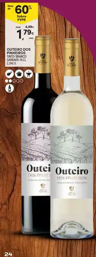 Continente Outeiro dos pinheiros tinto/branco promoção