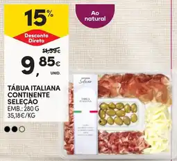 Continente Tábua italiana continente seleção promoção