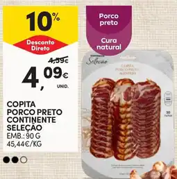 Continente Copita porco preto continente seleção promoção