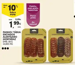Continente Painho/tábua enchidos alentejano montaraz promoção