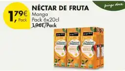Pingo Doce Néctar de fruta promoção