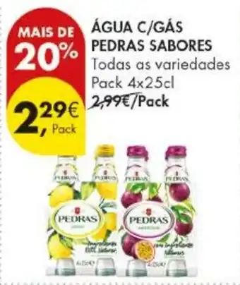 Pingo Doce Água c/gás pedras sabores promoção