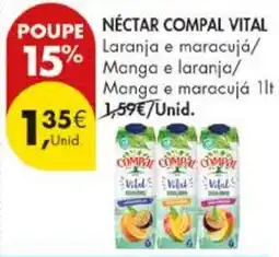Pingo Doce Nectar compal vital promoção