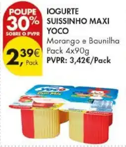 Pingo Doce Iogurte suissinho maxi yoco promoção