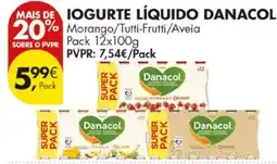 Pingo Doce Iogurte líquido danacol promoção