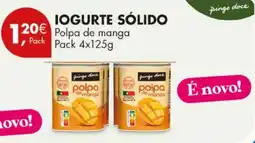 Pingo Doce Iogurte sólido polpa de manga pingo doce promoção