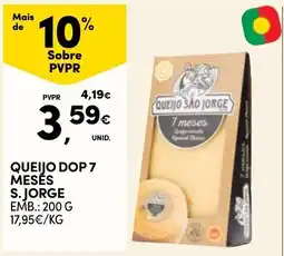 Continente Queijo São Jorge 7 meses promoção