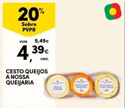 Continente Cesto queijos a nossa queijaria promoção