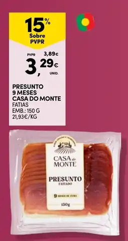 Continente Presunto casa do monte promoção
