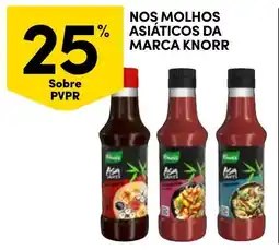 Continente Nos molhos asiáticos da marca knorr promoção