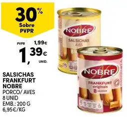 Continente Salsichas frankfurt nobre promoção