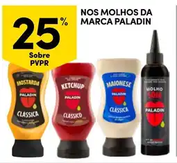 Continente Nos molhos da marca paladin promoção
