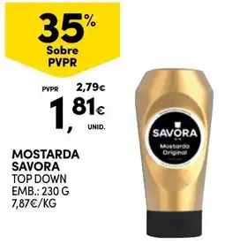 Continente Mostarda savora promoção