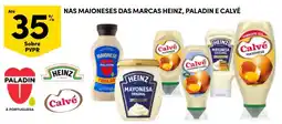 Continente Nas maioneses das marcas heinz, paladin e calvé promoção