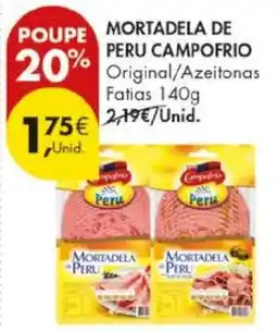 Pingo Doce mortadela de peru campo frío promoção