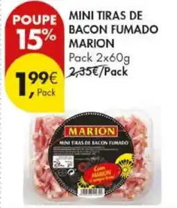 Pingo Doce mini tiras de bacon fumado marion promoção