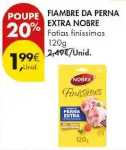 Pingo Doce Fiambre da perna extra nobre promoção