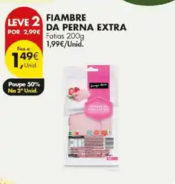 Pingo Doce Fiambre da perna extra pingo doce promoção
