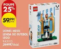 Pingo Doce Lionel Messi lenda do futebol lego promoção