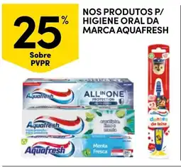Continente Nos produtos p/ higiene oral da marca aquafresh promoção