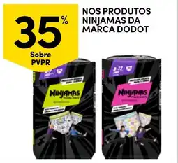 Continente Nos produtos ninjamas da marca dodot promoção