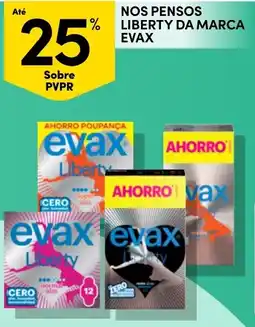 Continente Nos pensos liberty da marca evax promoção