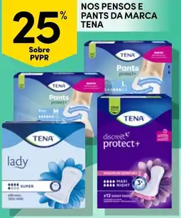 Continente Nos pensos e pants da marca tena promoção