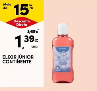 Continente Elixir júnior continente promoção
