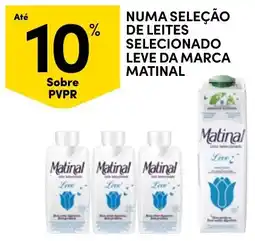 Continente Leite Matinal promoção