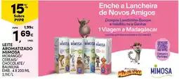 Continente Leite aromatizado mimosa promoção
