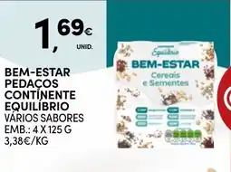 Continente Bem-estar pedaços continente equilibrio promoção