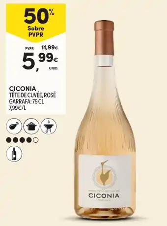 Ciconia tete de cuvee, rosé