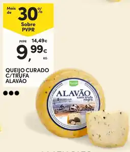 Continente Queijo curado c/trufa alavão promoção