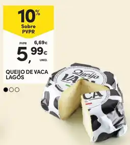 Continente Queijo de vaca lagos promoção