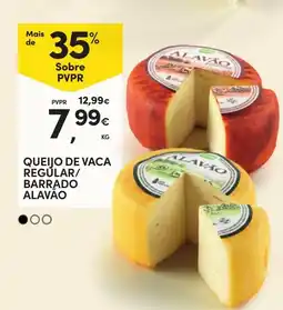 Continente Queijo de vaca regular/barrado alavão promoção