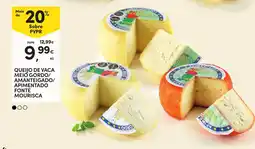 Continente Queijo de vaca meio gordo/ amanteigado/ apimentado fonte mourisca promoção