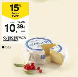 Continente Queijo de vaca marinhas promoção