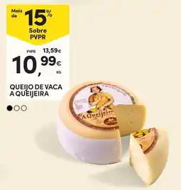 Continente Queijo de vaca a queijeira promoção