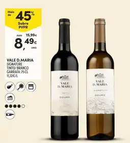 Continente Vale D.maria signature tinto/branco promoção