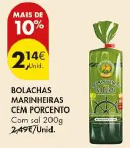 Pingo Doce Bolachas marinheiras cem porcento promoção