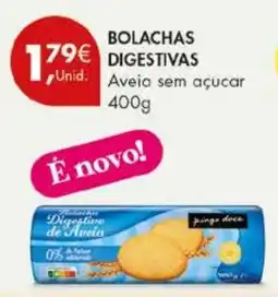Pingo Doce Bolachas digestivas de aveia promoção