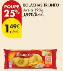 Pingo Doce Bolachas triunfo aveia promoção