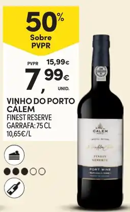 Continente vinho do porto calem promoção