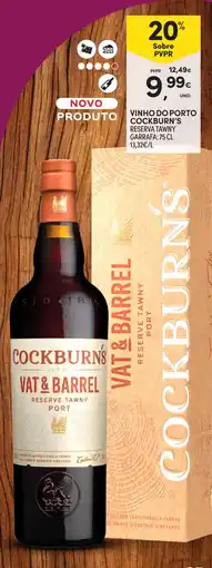 Continente cockburns vat & barrel reserve tawny port promoção