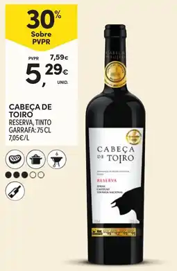 Continente Cabeça de toiro reserva, tinto promoção