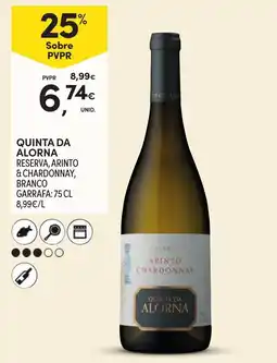 Continente quinta da alorna arinto & chardonnay branco promoção