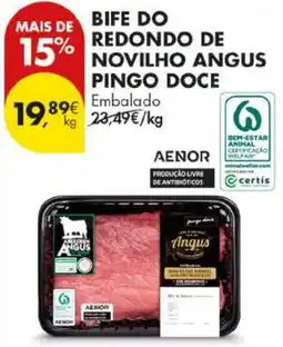 Pingo Doce bife do redondo de novilho angus pingo doce promoção